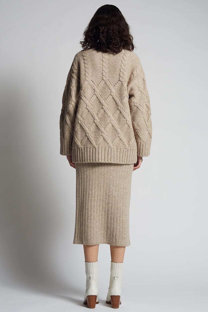 KAYLN CARDI | OATMEAL MELANGE