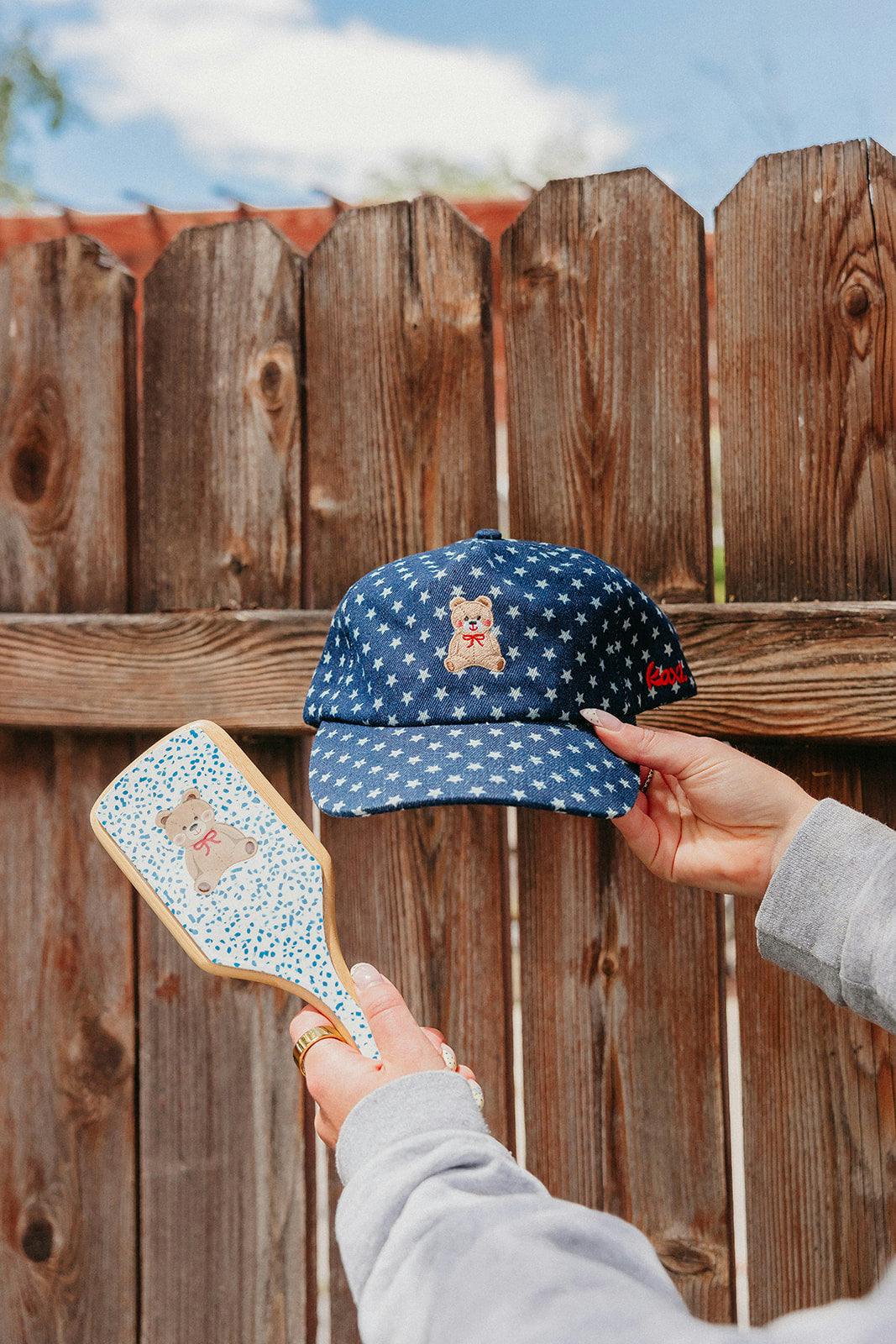 TEDDY BEAR STAR BASEBALL CAP