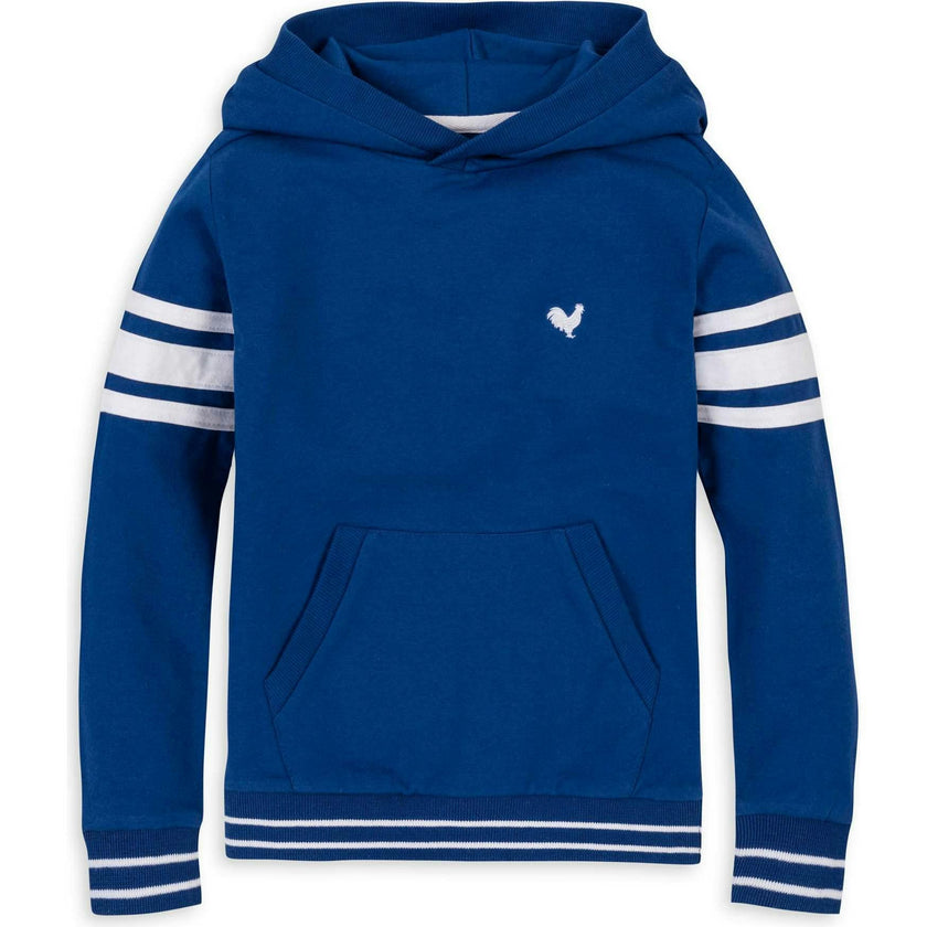 Organic French Terry Kanga Hoodie, Blue
