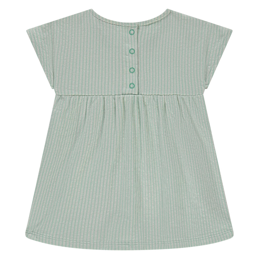 Short Sleeve Striped Dress