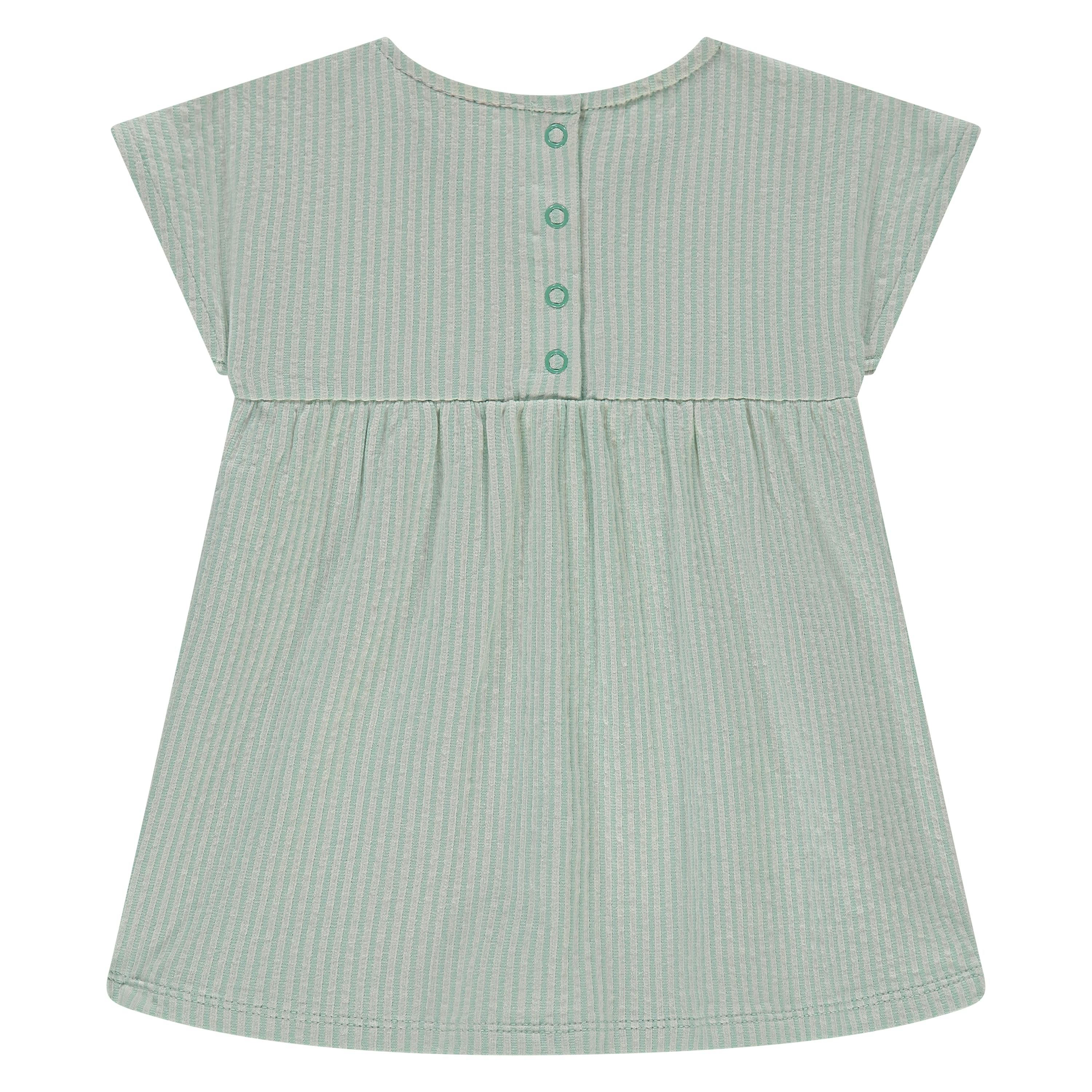 Short Sleeve Striped Dress