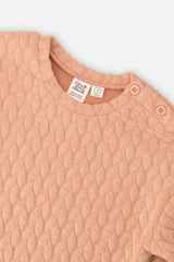 Jacquard Sweatshirt Pink