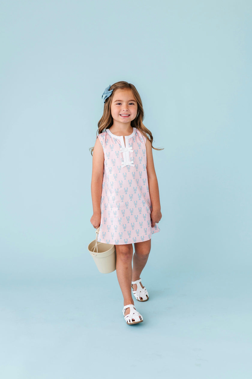 Pastel Pincers Shift Dress