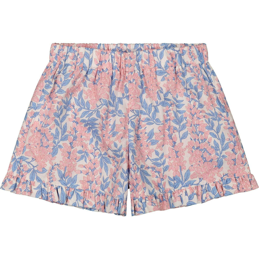 Lee Lee Ruffle Hem Shorts, Pink