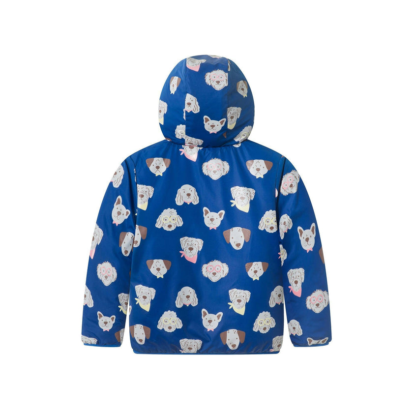 Reversible Color-Changing Puffer Jacket | Dog Print