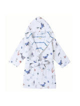 Certified Organic Muslin Reversible Bath Robe