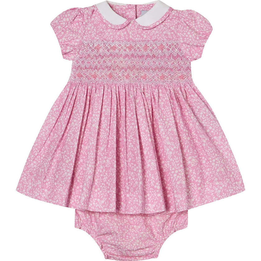 Hand-Smocked Baby Dress - Erica