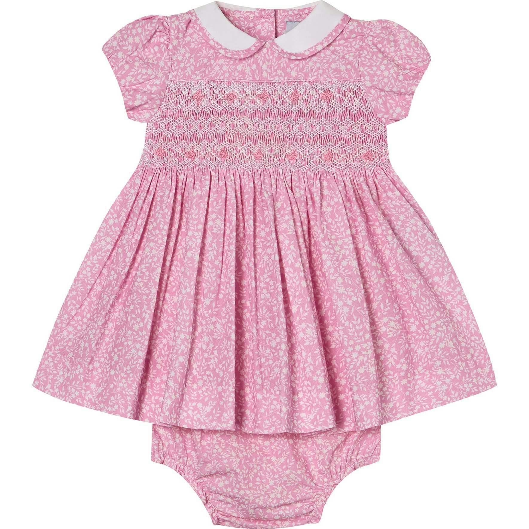 Hand-Smocked Baby Dress - Erica