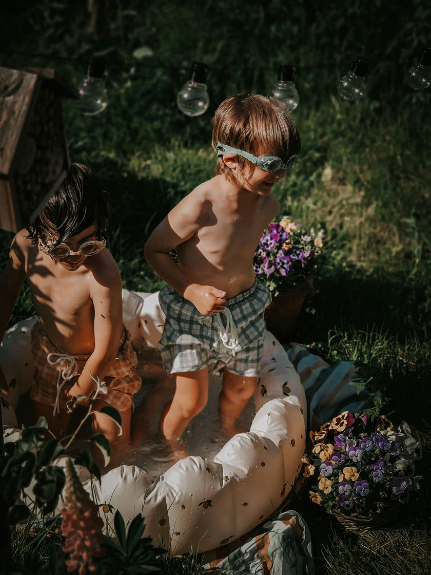 Swim Trunks | UPF + Recycled - Fern Plaid