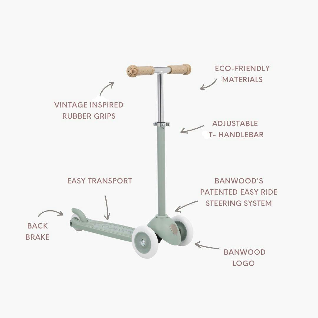 Banwood Eco Kids Scooter — Clay