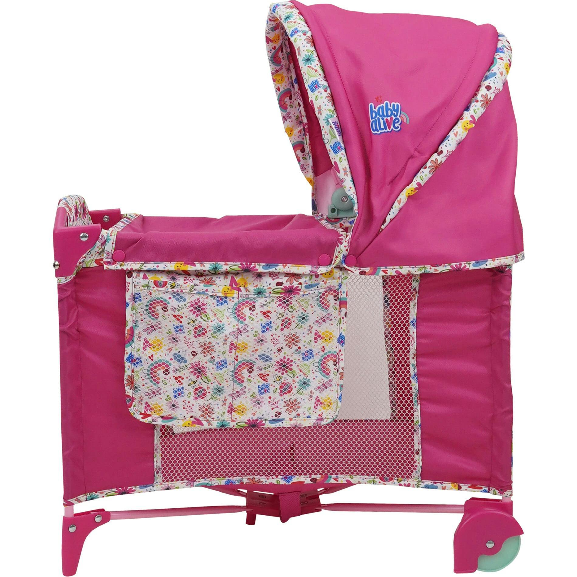 Baby Alive: Deluxe Doll Play Yard Accessory - Pink & Rainbow