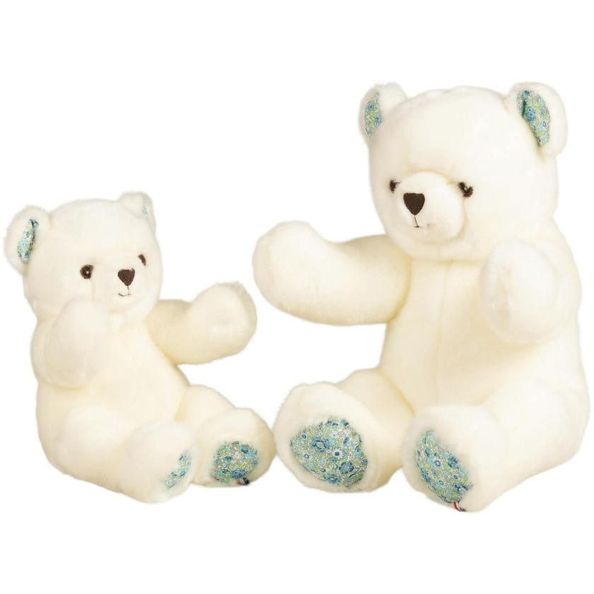 Robert the Bear | White | Blue Liberty Print