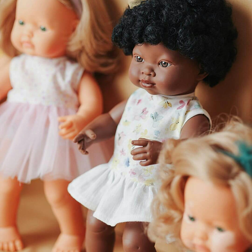 My Friends and Me Collection African Baby Girl Doll with Black Hair - 15"