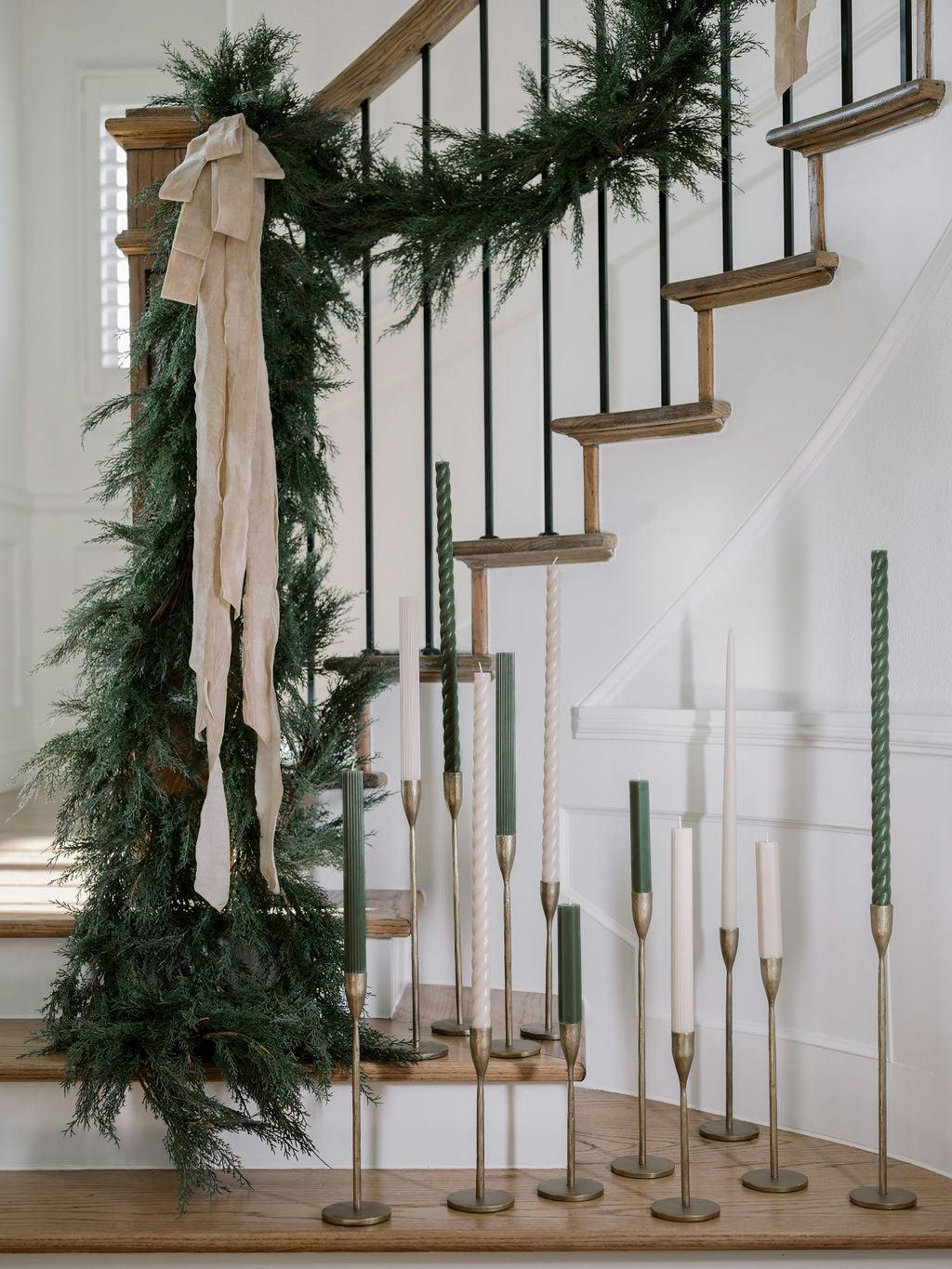 9' Faux Cedar Garland Evergreen