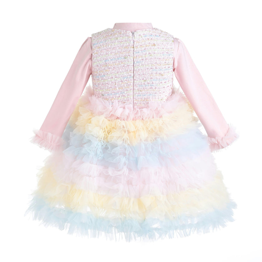 Soft Pink Calina Bow Dress Sets