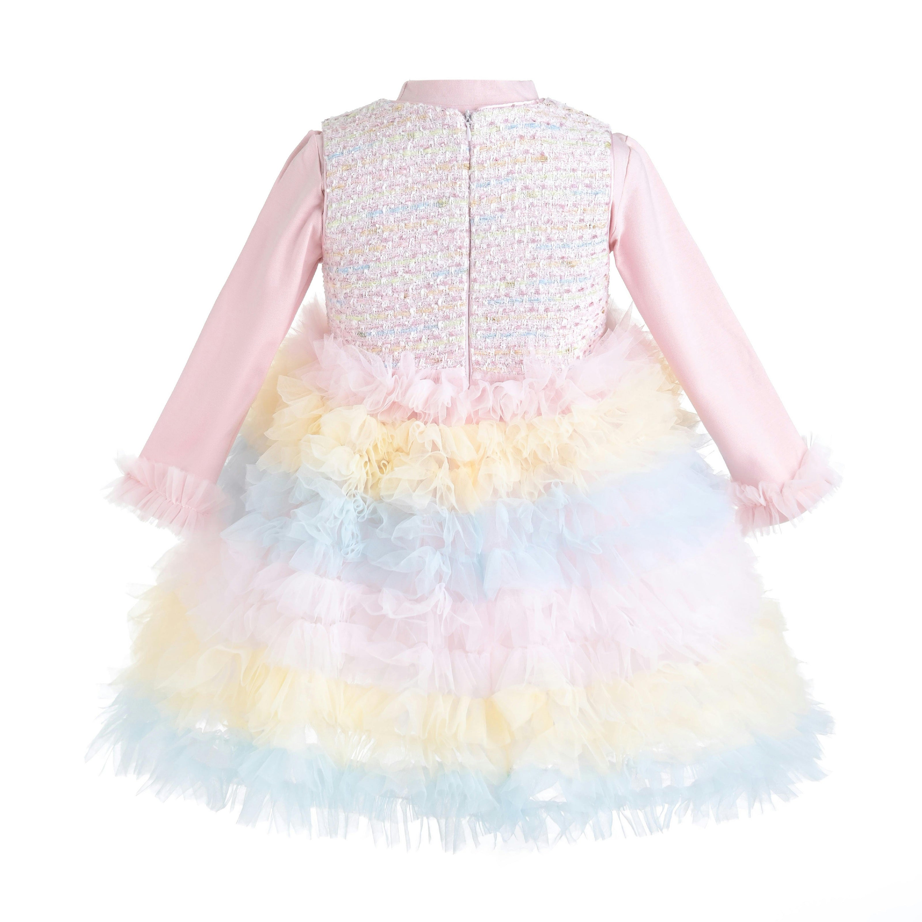 Soft Pink Calina Bow Dress Sets
