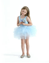 Light Blue Layered Leotard