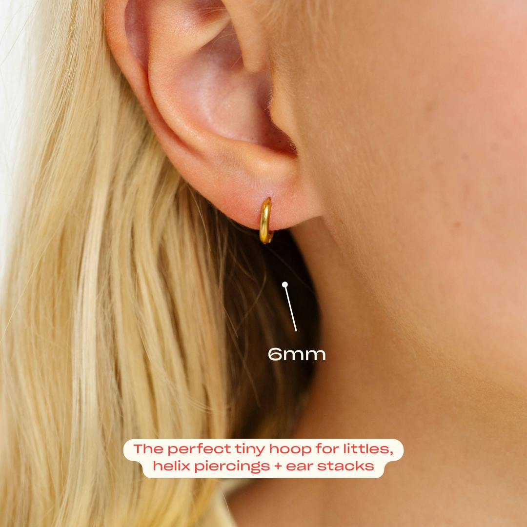 Endless Hoop Thin Gold