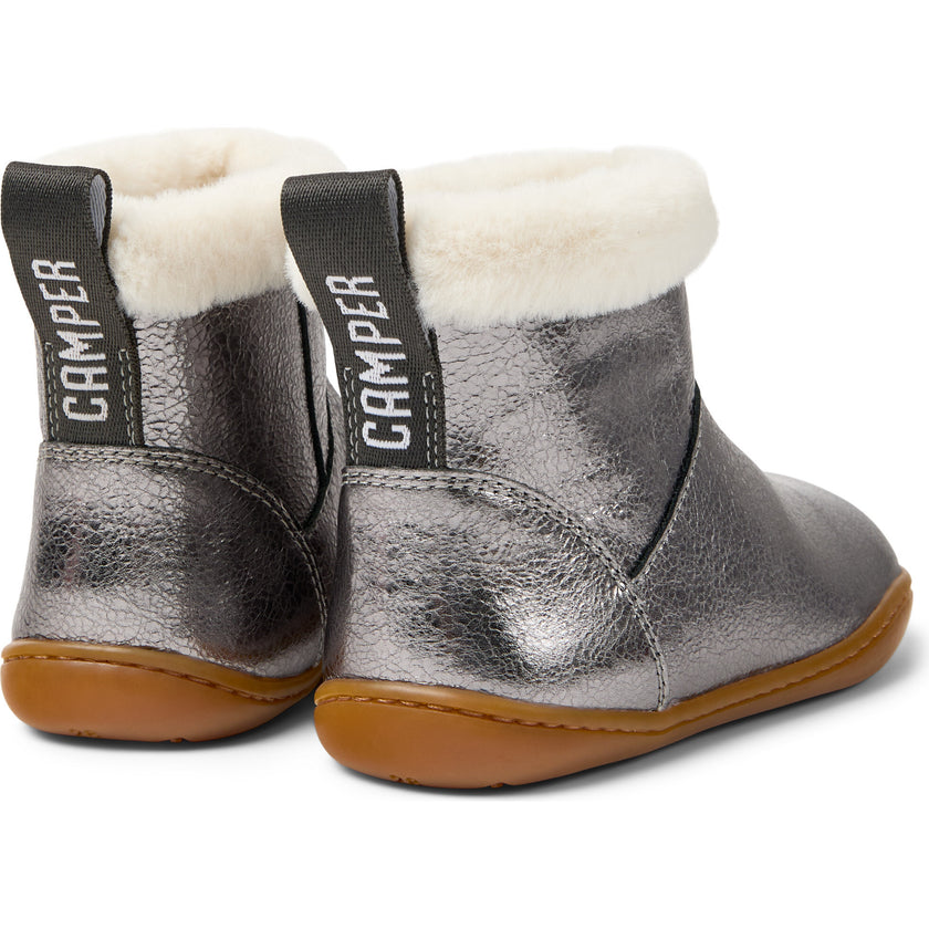Kids Peu Leather Ankle Boots