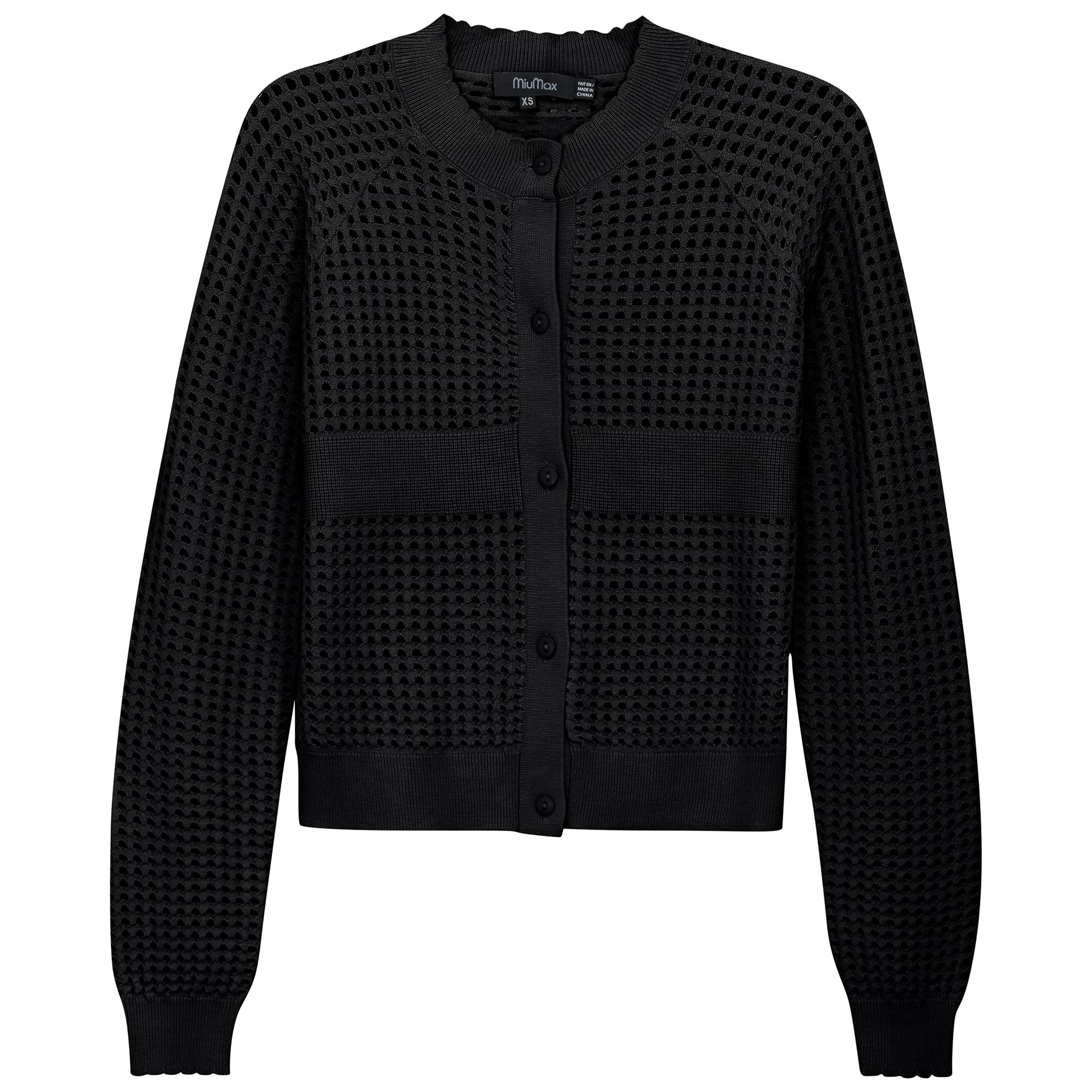 Cropped Crochet Cardigan