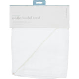 Toddler Hooded Towel - White
