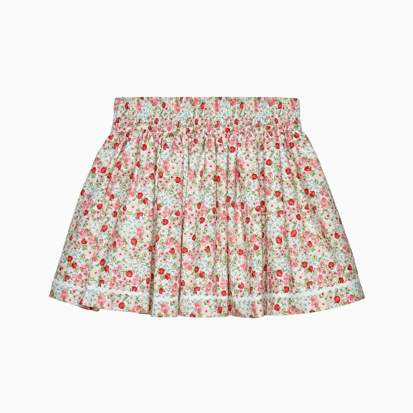 Strawberry Floral Skirt
