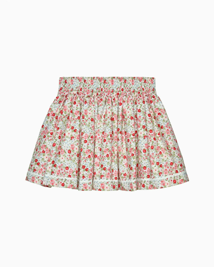 Strawberry Floral Skirt