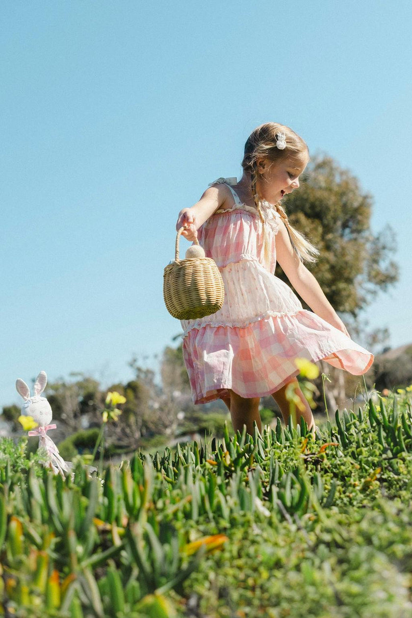 Amber Dress in Pink Gingham