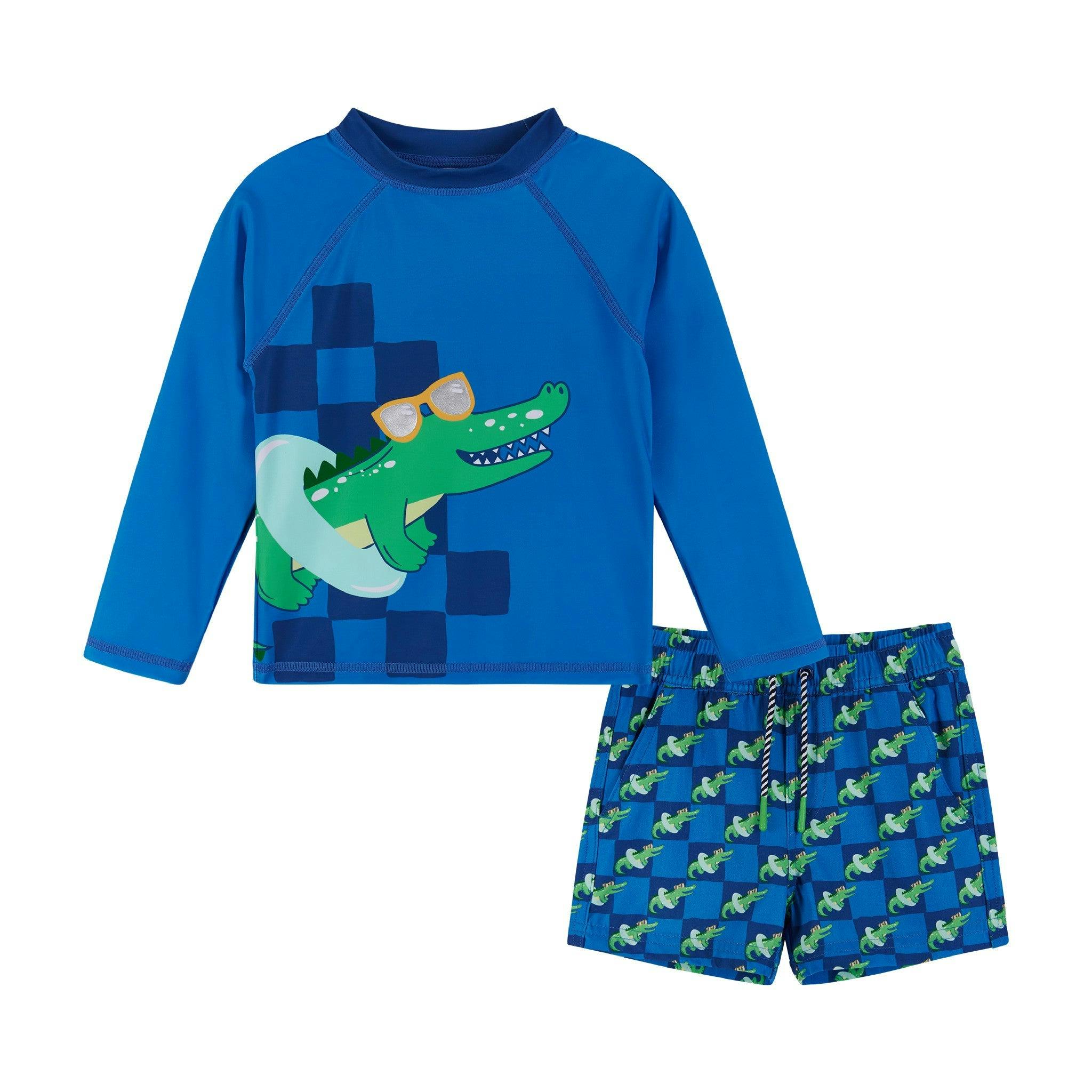 Raglan Rashguard and Boardshort Set