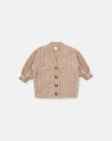 Cable Cardigan - Fuzzy