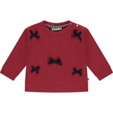 Bow Embellished Crewneck