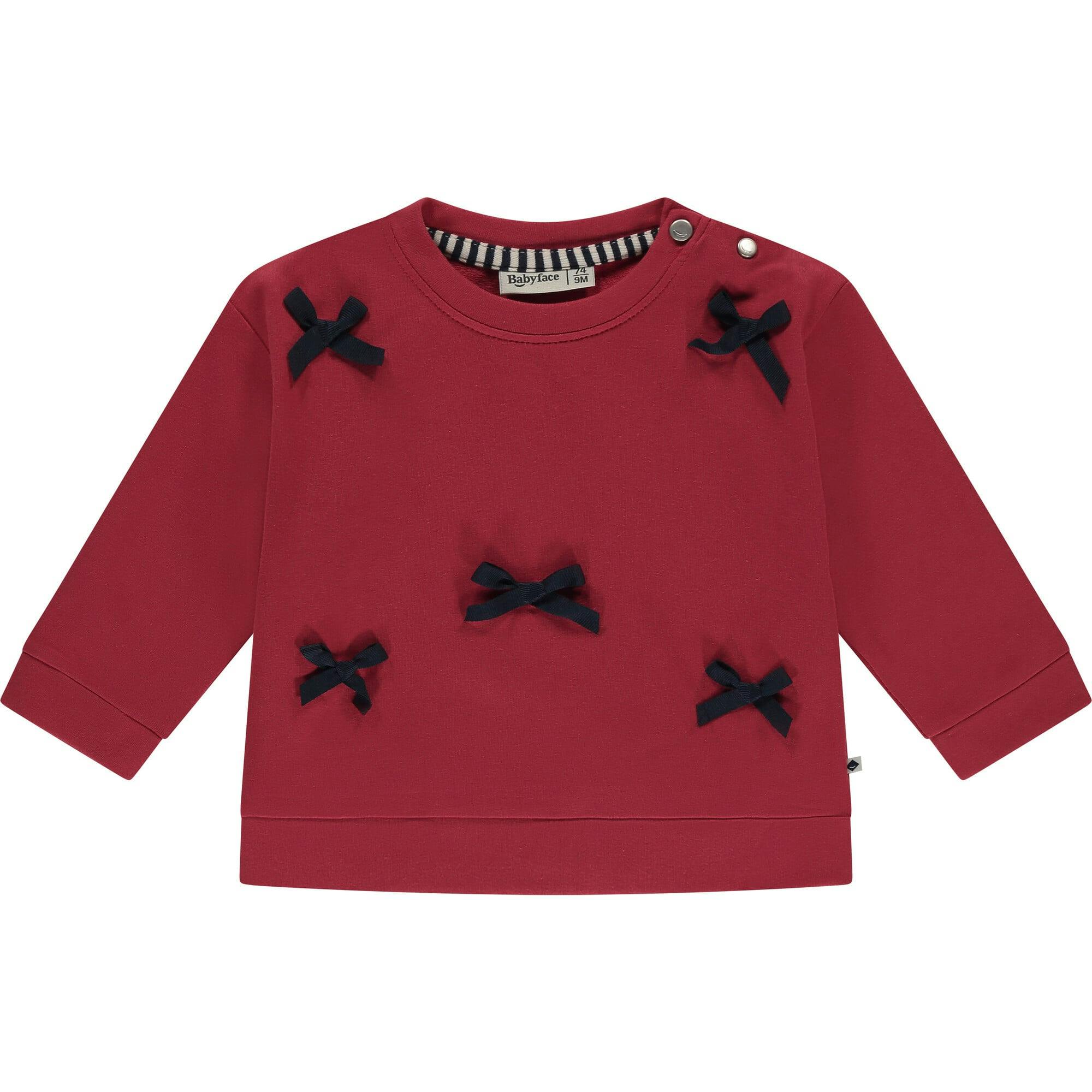 Bow Embellished Crewneck
