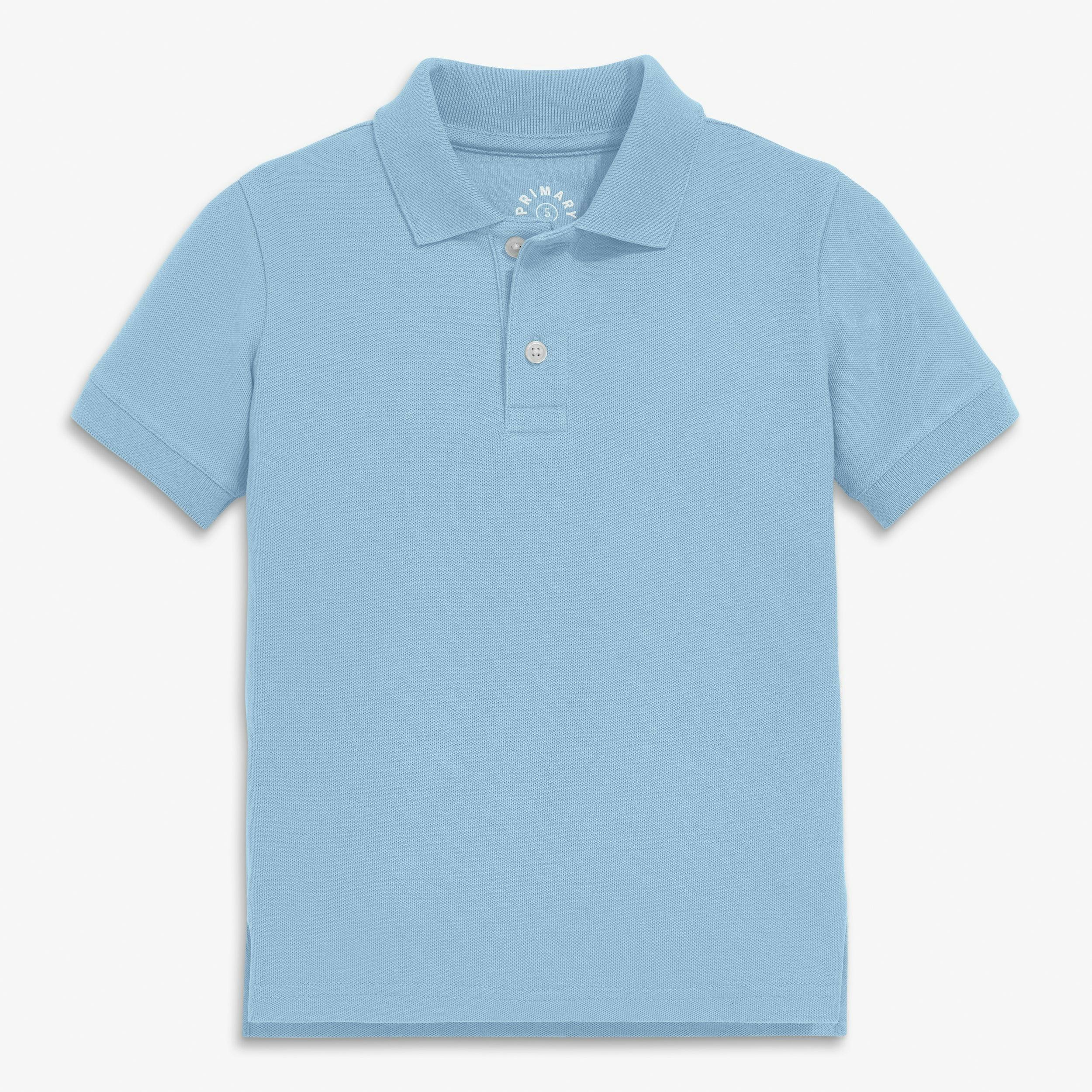 Kids short sleeve pique polo