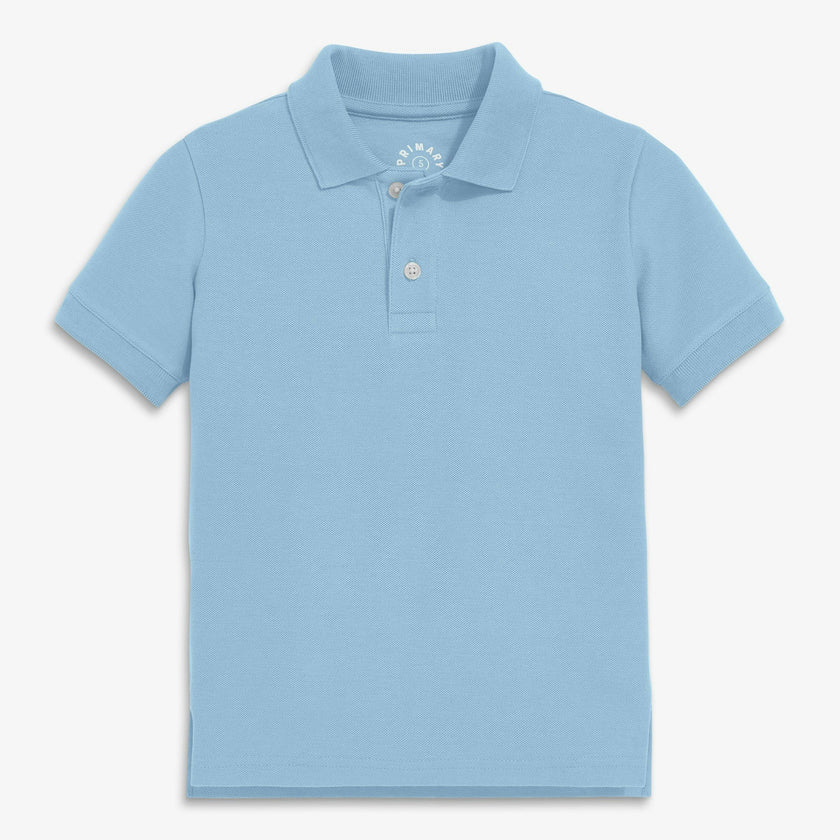 Kids short sleeve pique polo