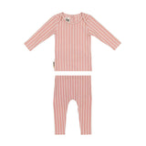 Vertical Pinstripe Loungewear Set