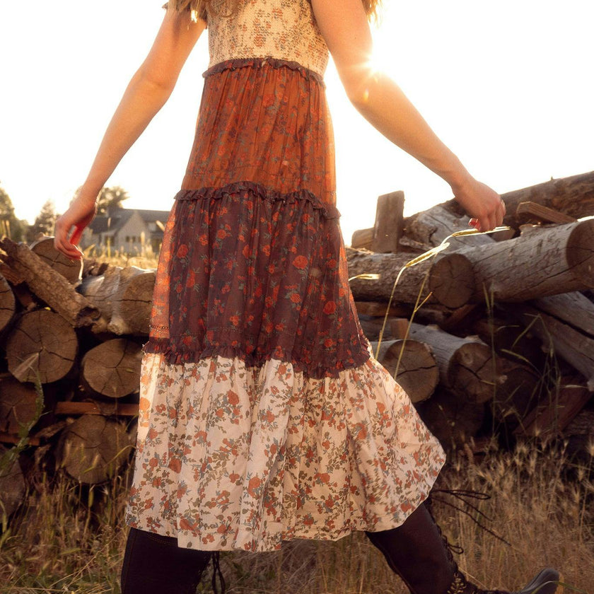 Emily Dress in Fall Floral