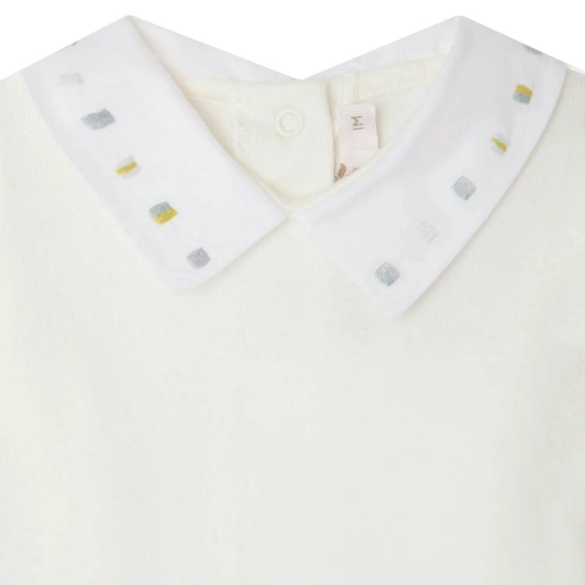 BONPOINT Julliet Bodysuit - Blanc Lait
