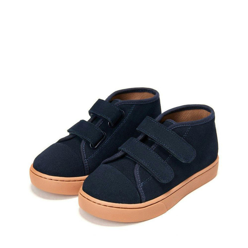 Robby Suede 2-Velcro Strap High Sneakers