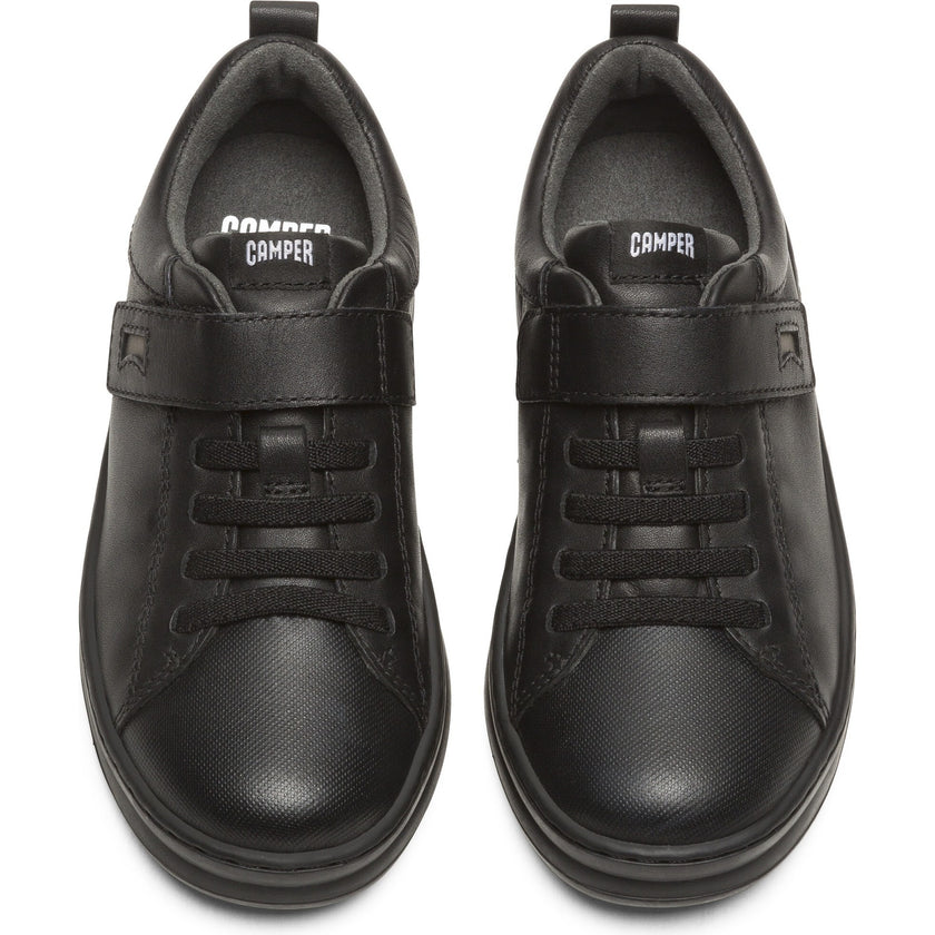 Runner Four Velcro Sneaker, Black