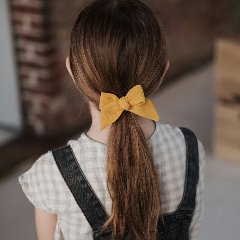 Baby Tied Bows, Pink/Yellow Bundle Set