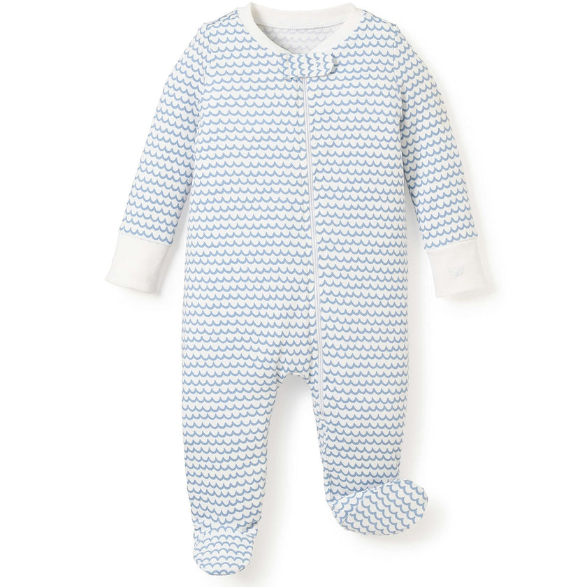 Baby's Pima Snug Fit Romper in La Mer