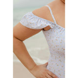 Maise One Piece in Blue Ditsy Floral