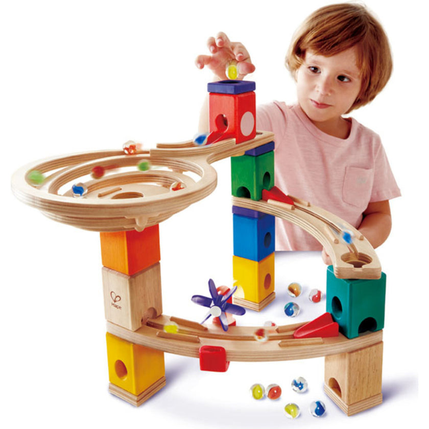 Quadrilla Wooden Marble Run DIY Construction