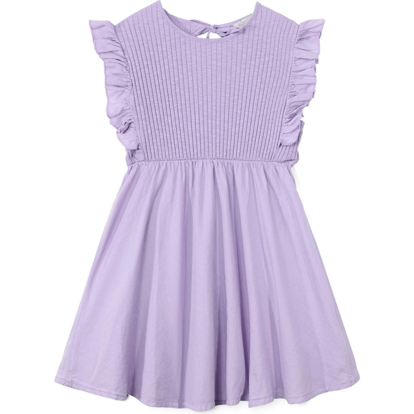Mipounet SS26 Zoe Flammé, E Dress Lilac