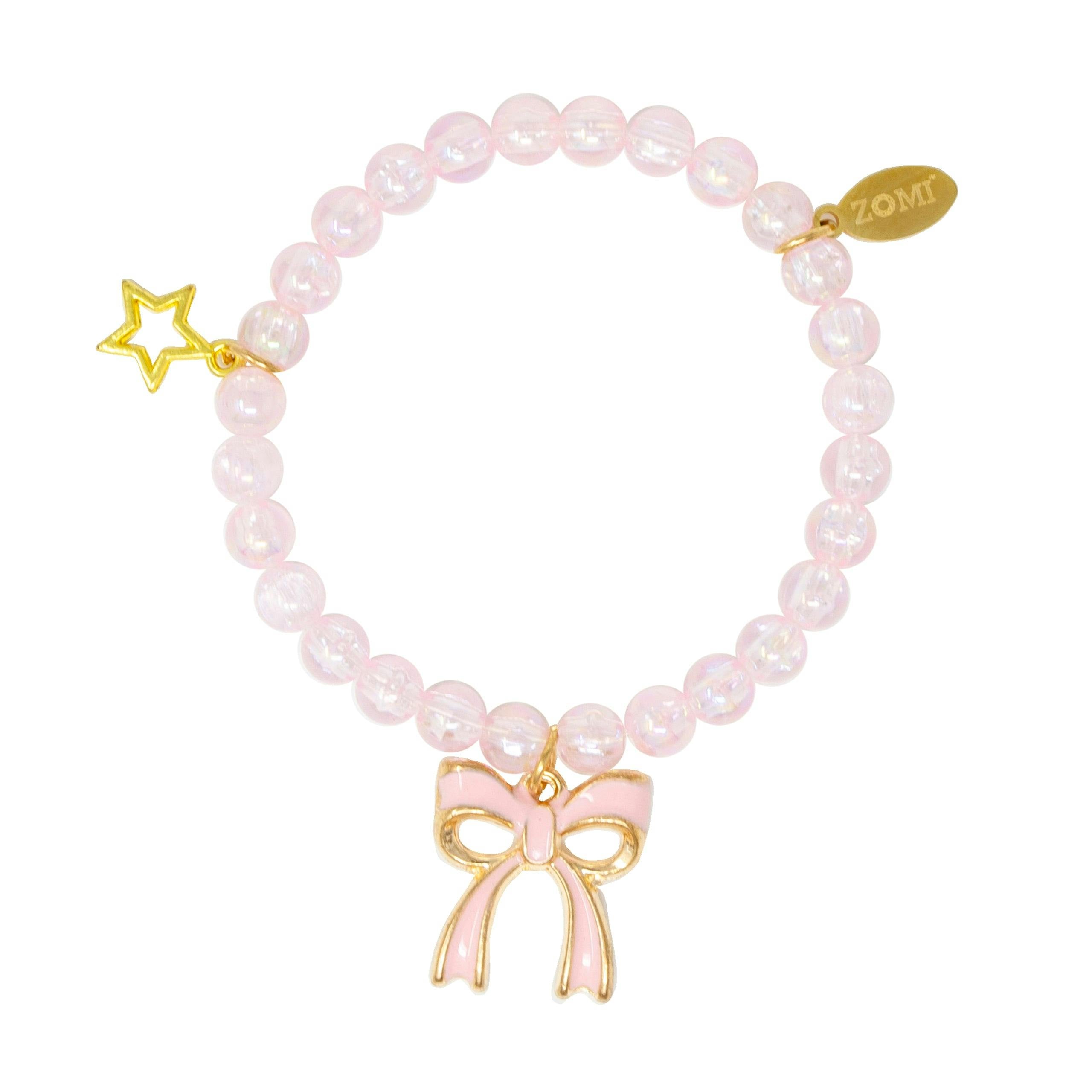 Girl's Sparkle Bow Bracelets Set