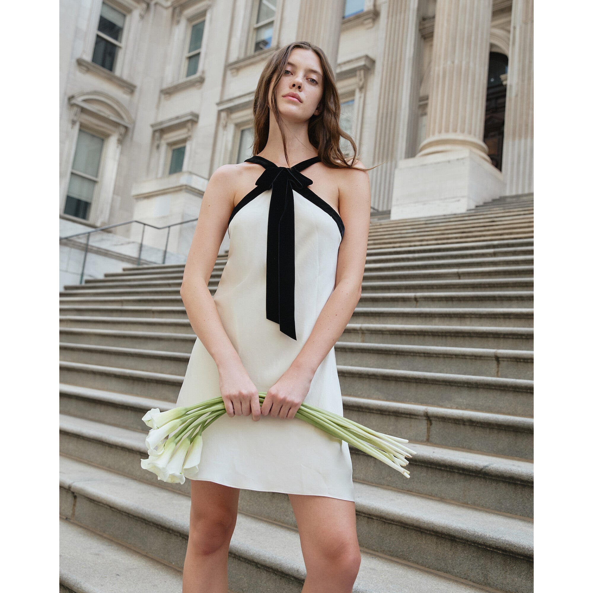 Women's Elfreda Dress, Cream