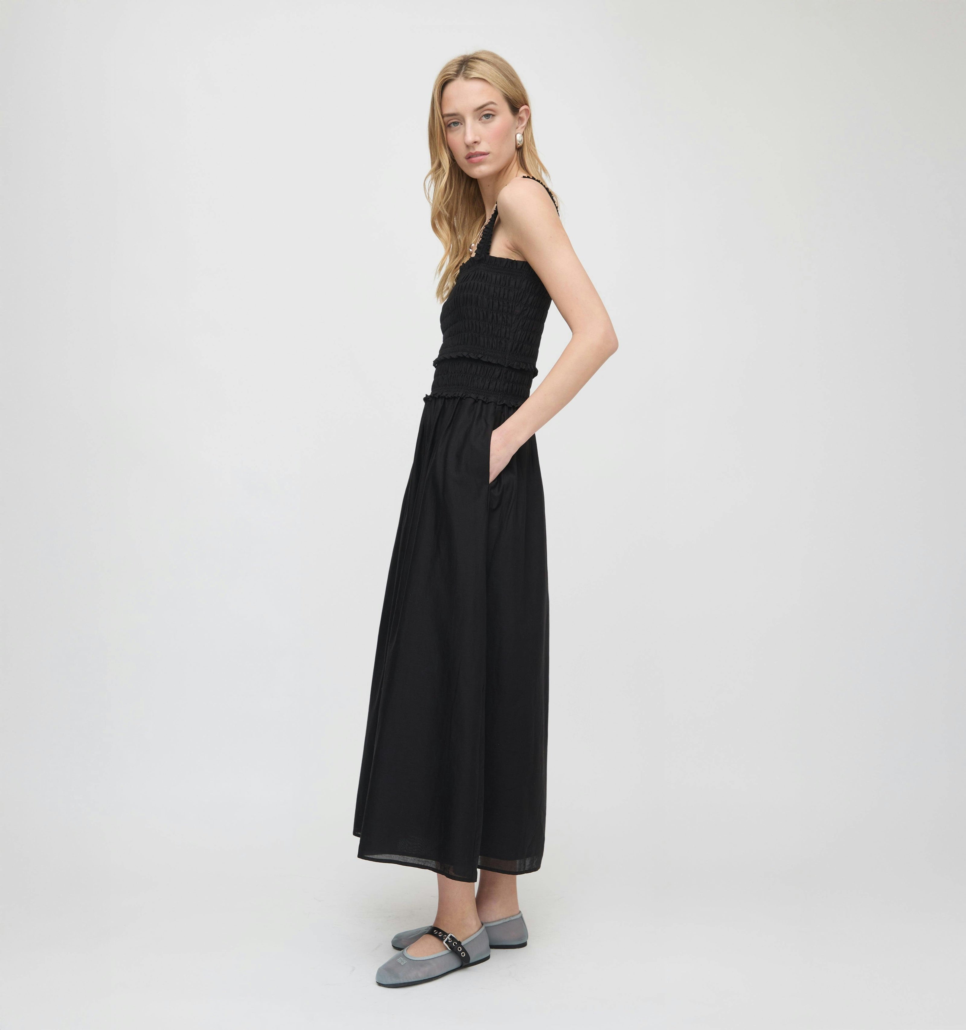 The Azalea Maxi Nap Dress - Black