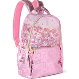 Packed Party Confetti-Filled Metallic Pink Backpack