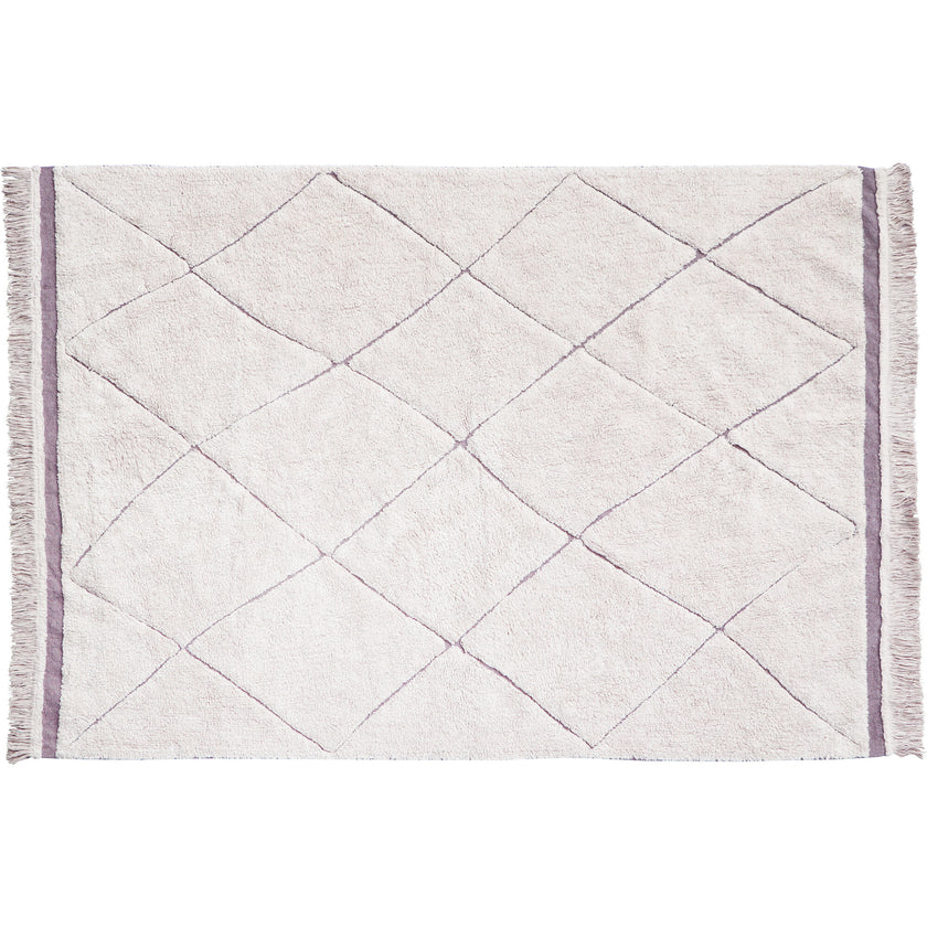 Bereber RugCycled Washable Rug, Natural
