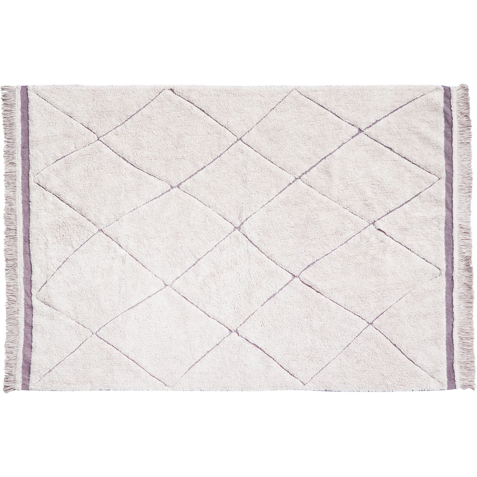 Bereber RugCycled Washable Rug, Natural
